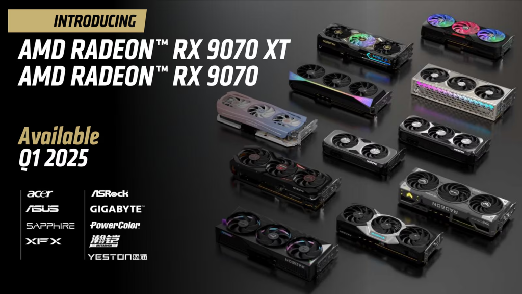 AMD证实Radeon RX 9070系列GPU于2月28日正式发表、3月初上市