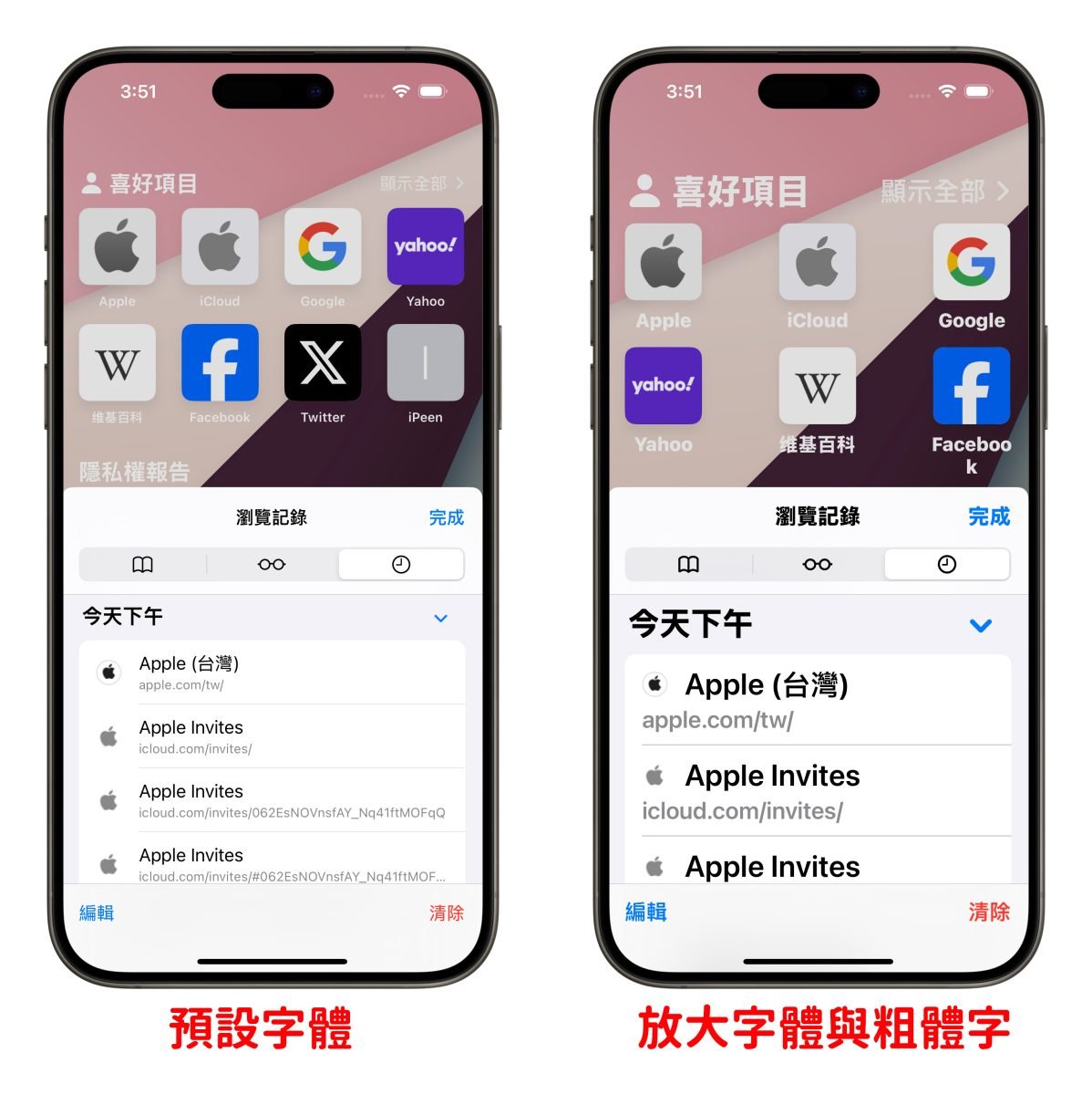 iOS iPhone 辅助使用 个别App设置iPhone个别App设置