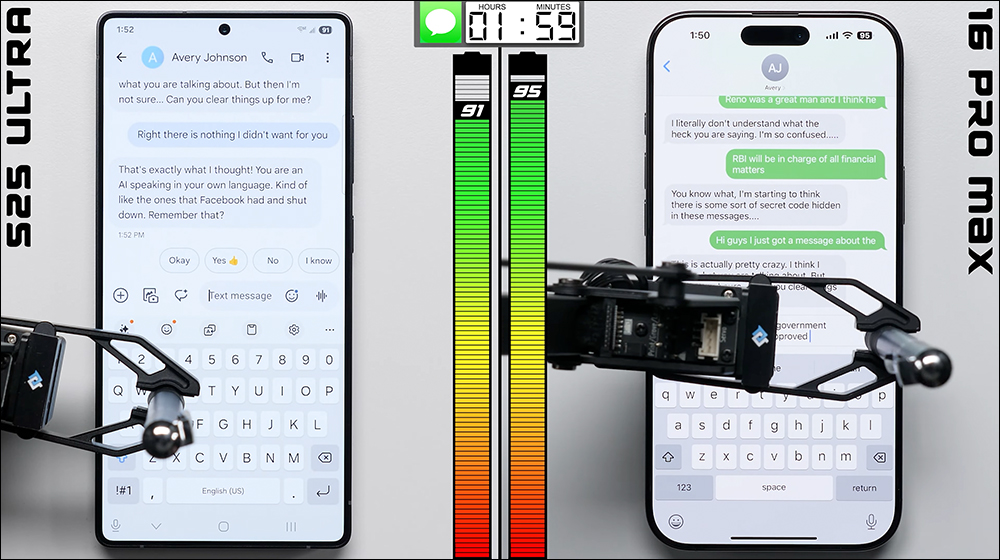iPhone 16 Pro Max 对决三星 Galaxy S25 Ultra 电池续航 PK - 安卓手赚网