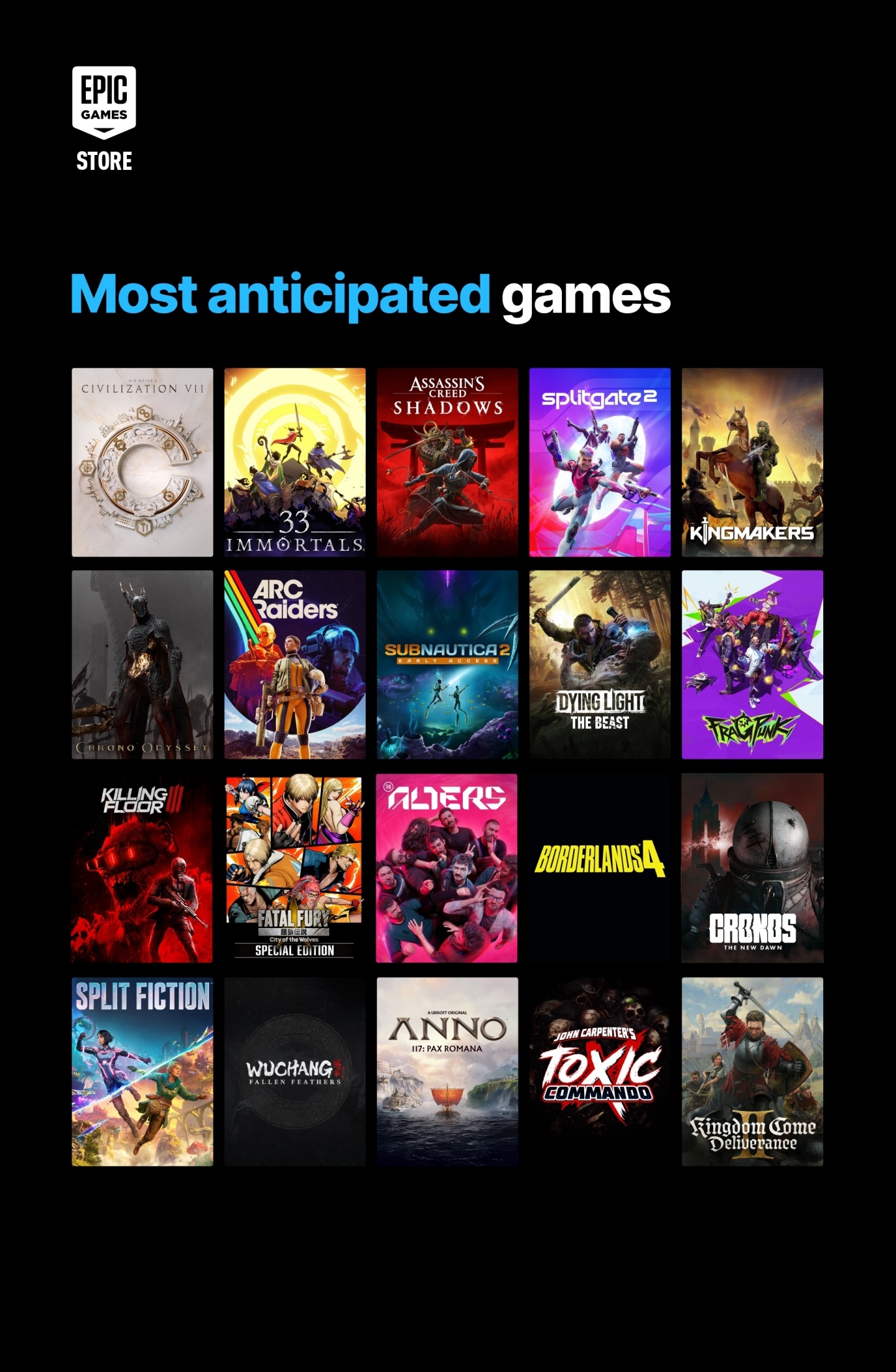 Epic Games Store发布2024年度回顾 玩家总共爽领游戏6亿次！