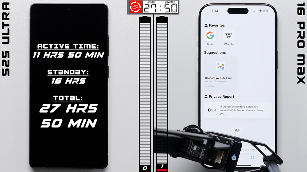 iPhone 16 Pro Max 对决三星 Galaxy S25 Ultra 电池续航 PK - 安卓手赚网