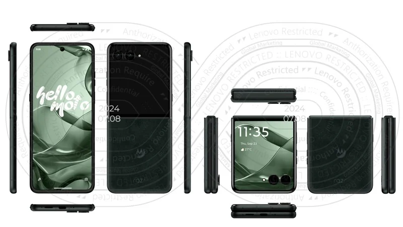 Motorola Razr 60 Ultra 细折王曝光，除竹纹外，还有三个色