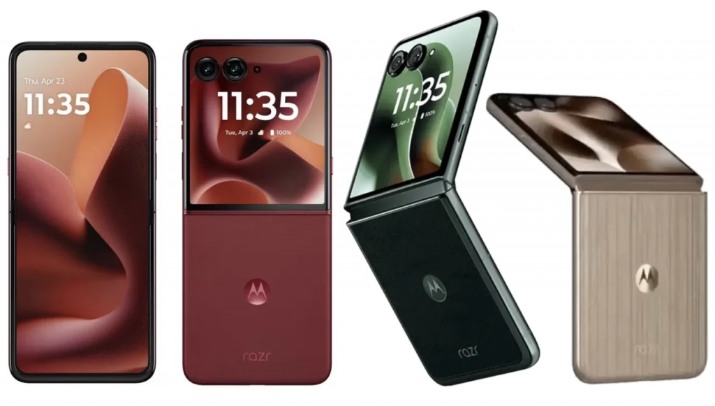 Motorola Razr 60 Ultra 细折王曝光，除竹纹外，还有三个色