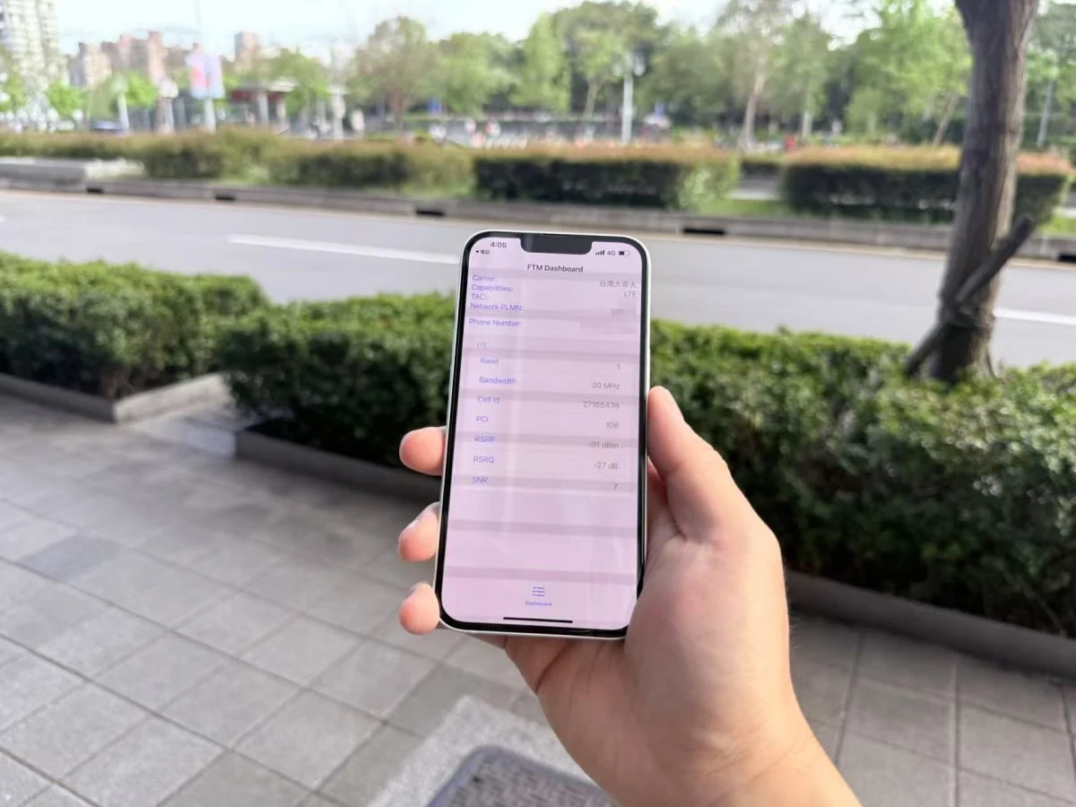 iOS iPhone iPhone移动互联网检查iPhone网络检查FTM Dashboard iPhone FTM Dashboard