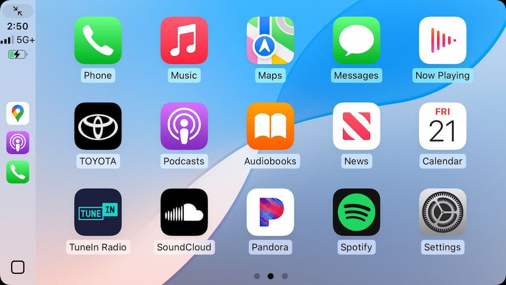 iOS 18.4 CarPlay主画面改进