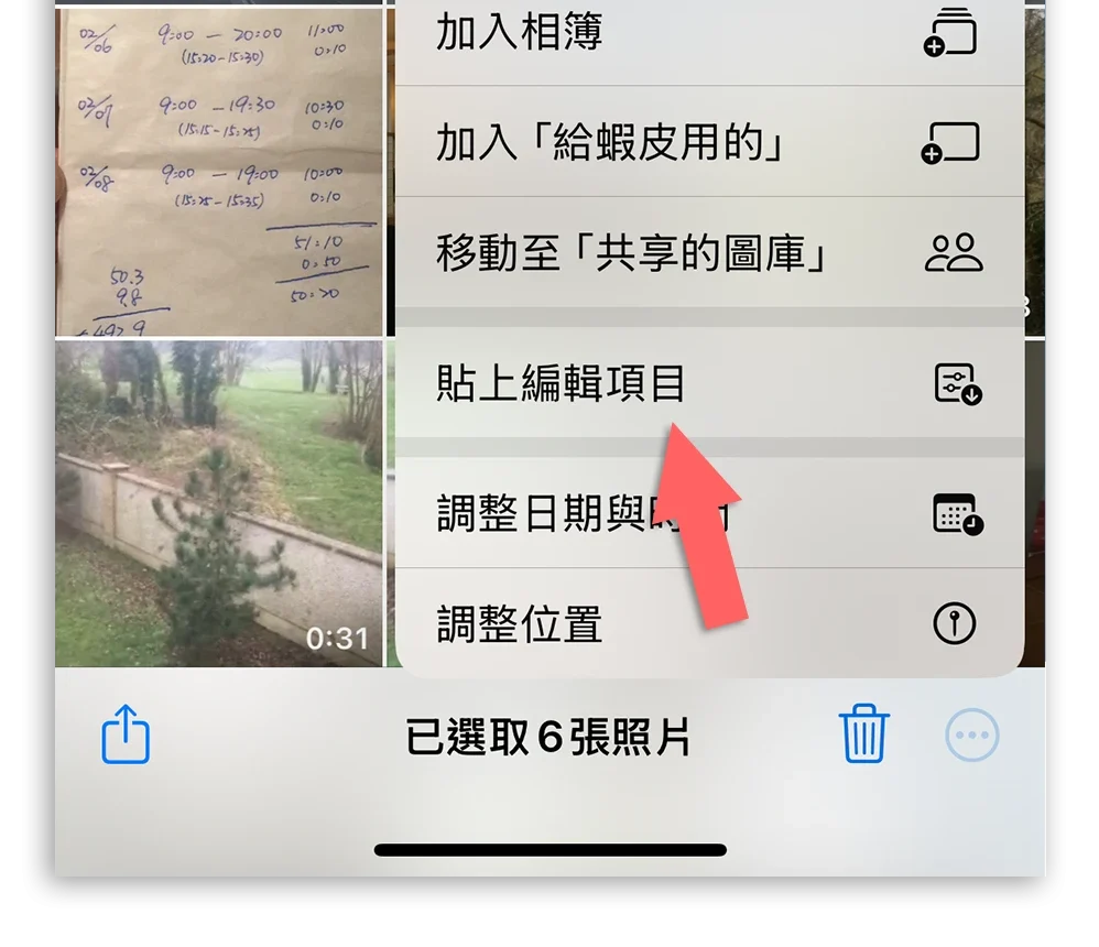 iPhone 照片 拷贝项目