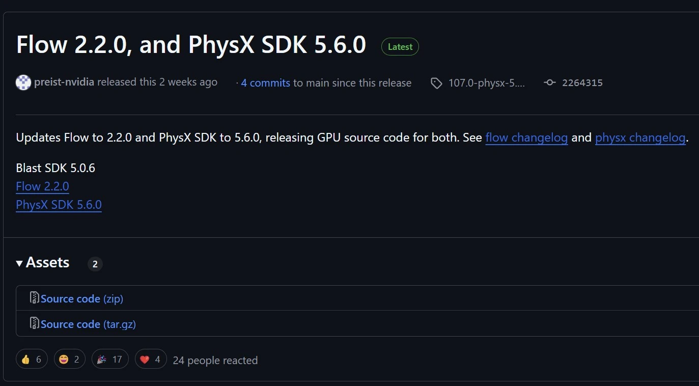 NVIDIA PhysX Flow Open Source-2