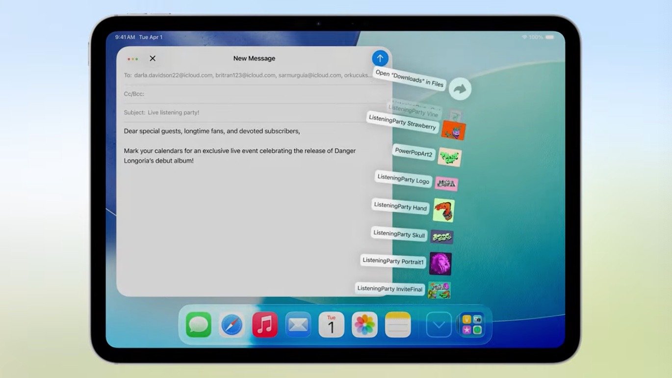 iPadOS 26 登场！ 全新App多任务与窗口控制，macOS超强预览功能也登陆iPad