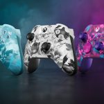 微软推Breaker限量特别版Xbox控制器系列，蓝、桃红、白半透明外壳与泼漆相结合