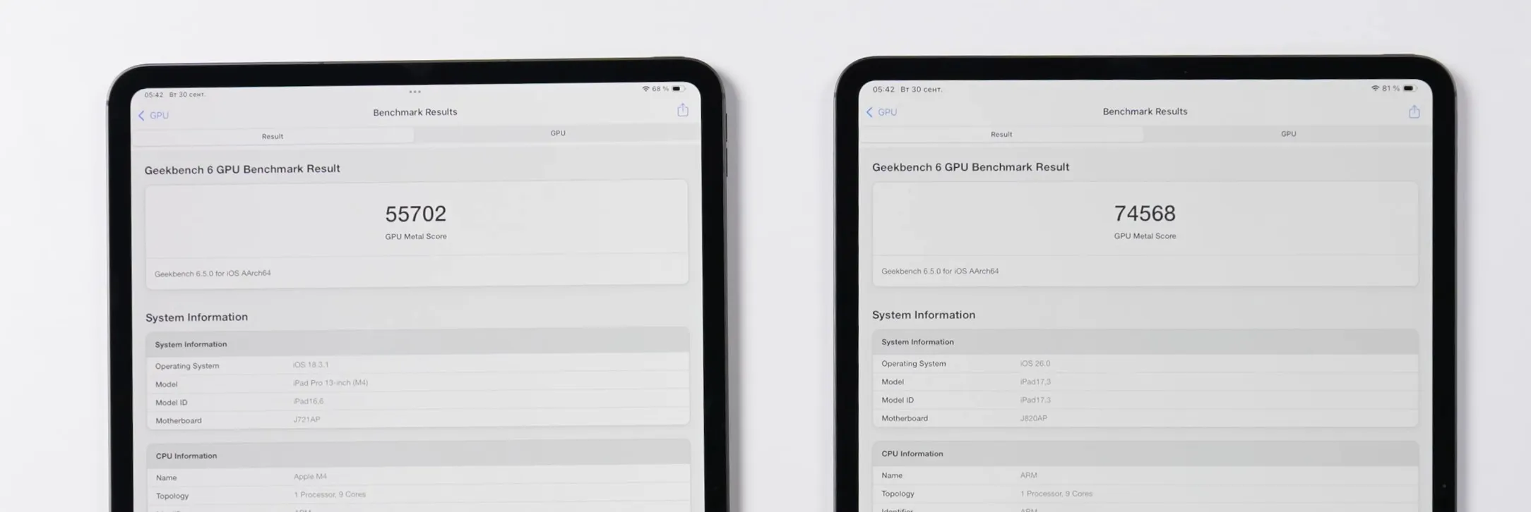 M5芯片跑分显示GPU进步惊人