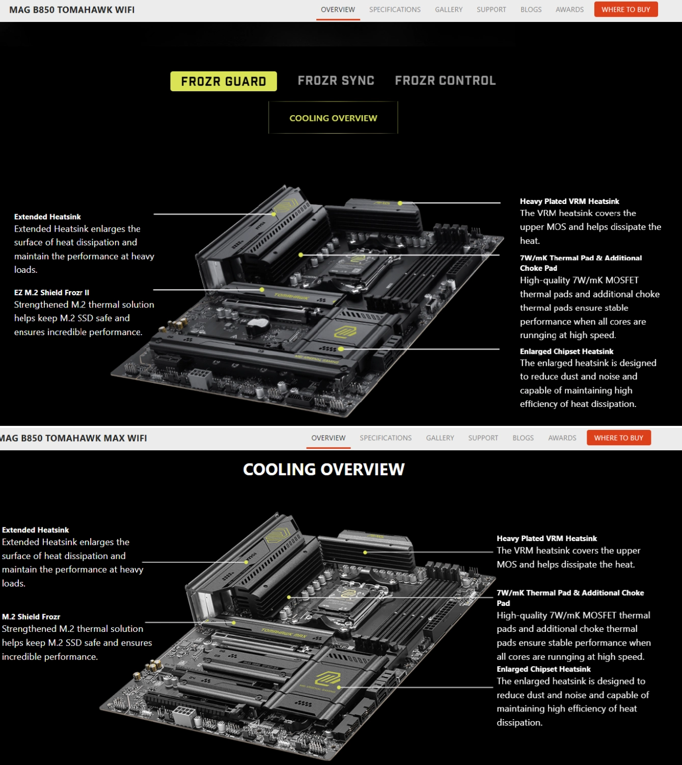 2025 下半年，微星推出新 MAG B850 TOMAHAWK WIFI 主板！