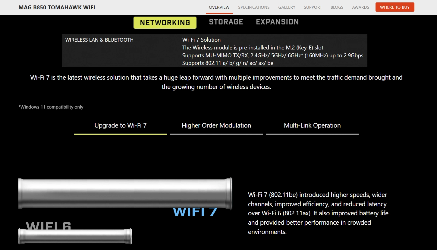 2025 下半年，微星推出新 MAG B850 TOMAHAWK WIFI 主板！