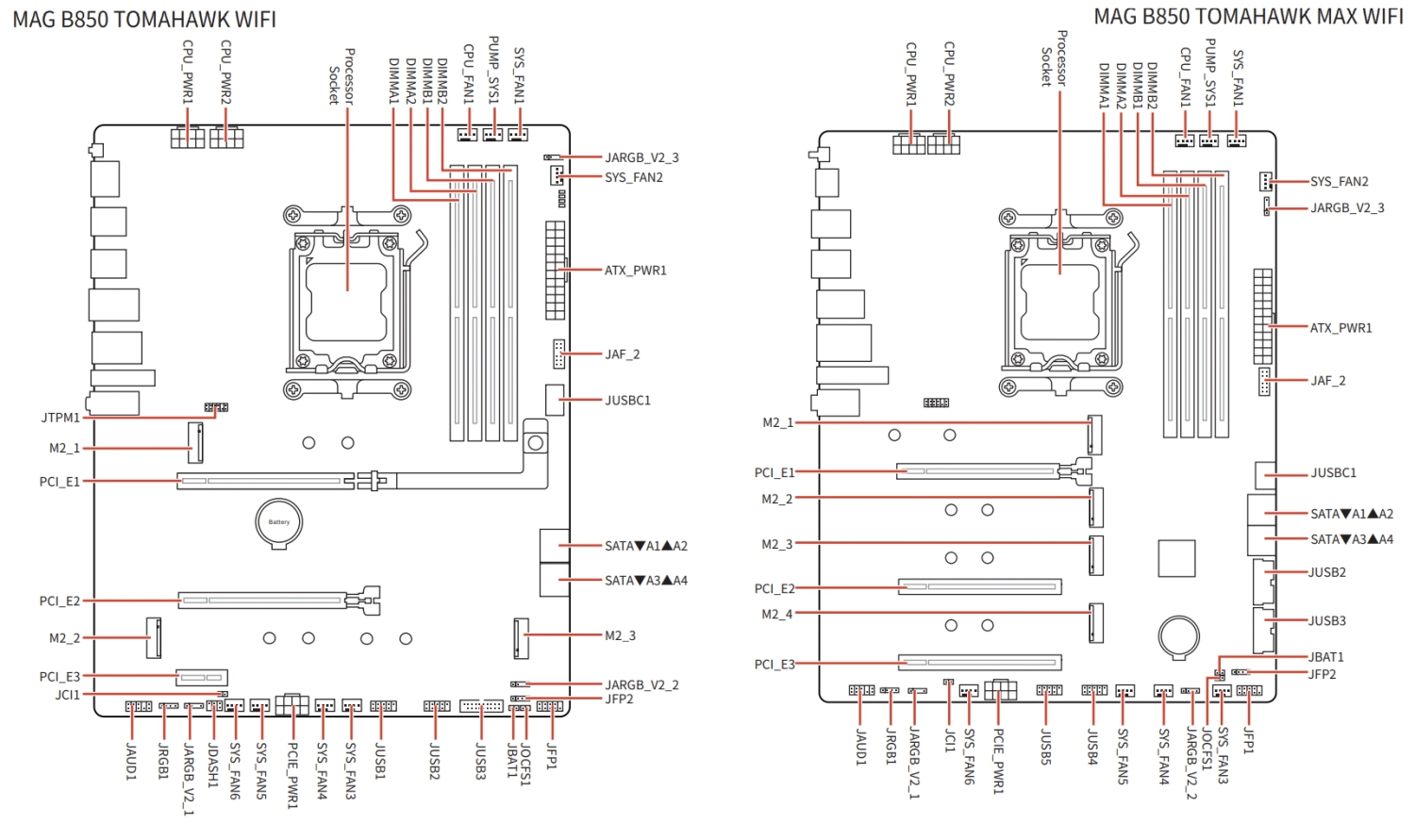 2025 下半年，微星推出新 MAG B850 TOMAHAWK WIFI 主板！