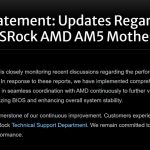 华擎ASRock回应主板出现Ryzen 9000故障 正在紧密调查中