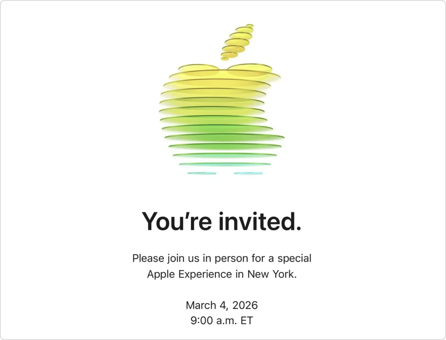 Apple 春季发布会