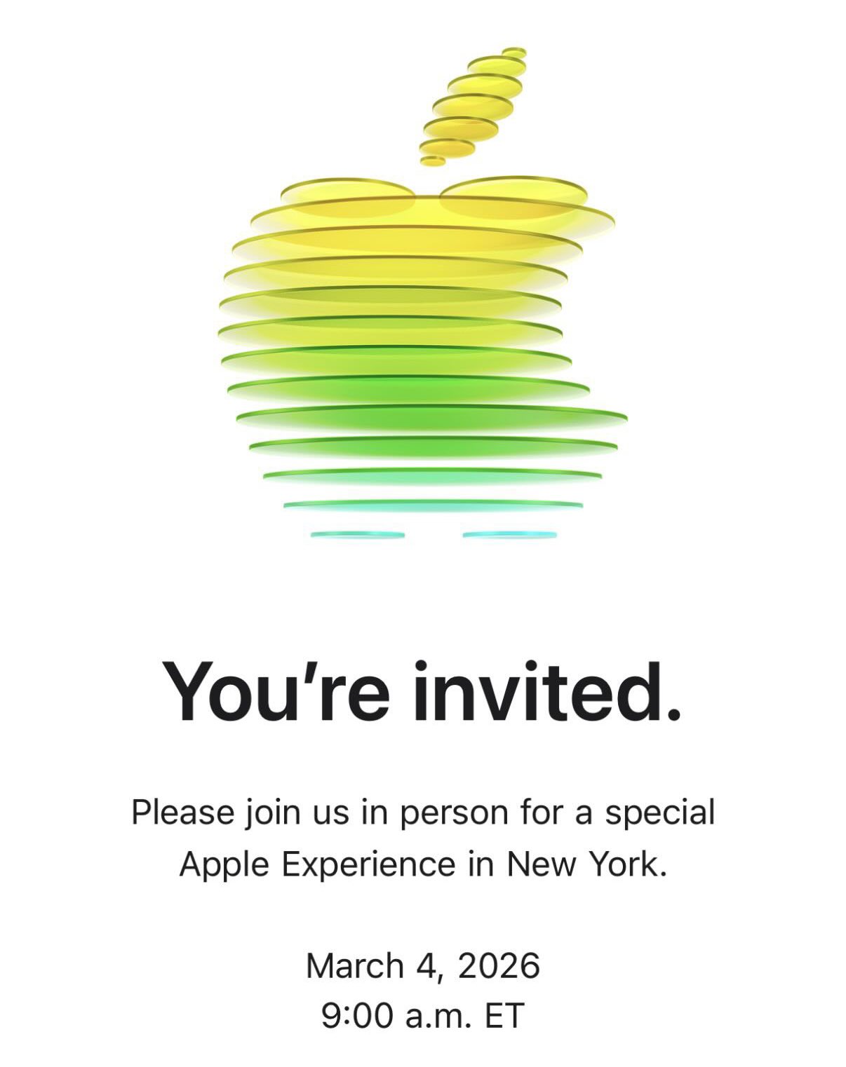 苹果特殊体验活动iPhone 17e iPad Air 8 iPad 12平价版MacBook