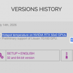 有吵有差？ HWMonitor v1.65更新能够显示NVIDIA RTX 50热点了