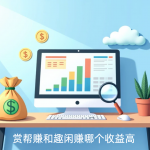 赏帮赚和趣闲赚哪个收益高？类似网上做任务赚钱的平台推荐